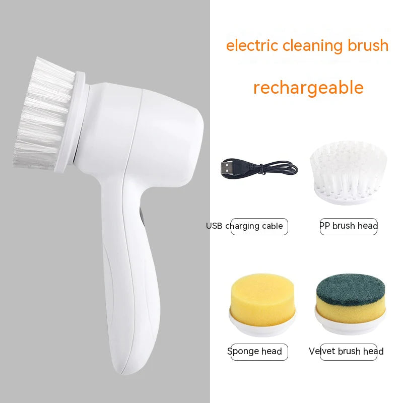 Electric Multifunctional Plastic Cleansing Brush Household Kitchen