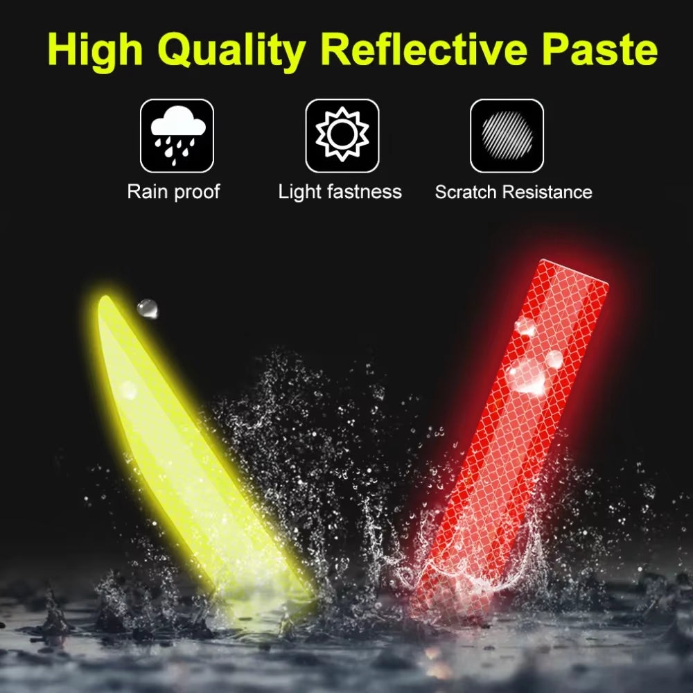 Car Rear Trunk Reflective Stripes Self-Adhesive Reflective Tape Warning Reflective Tape for Auto Trunk Decorate Accessories