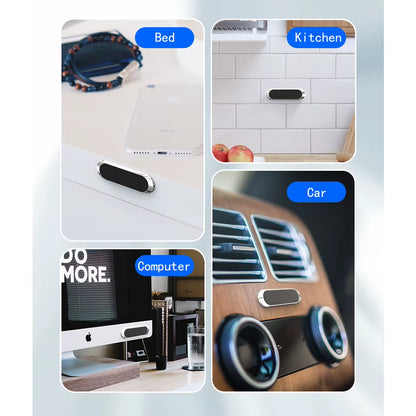 Simple Mini Strip Shape Magnetic Car Phone Holder Car Accessories 9*2.4MMN40 Strong Magnetic Magnets Nano-Markless Glue