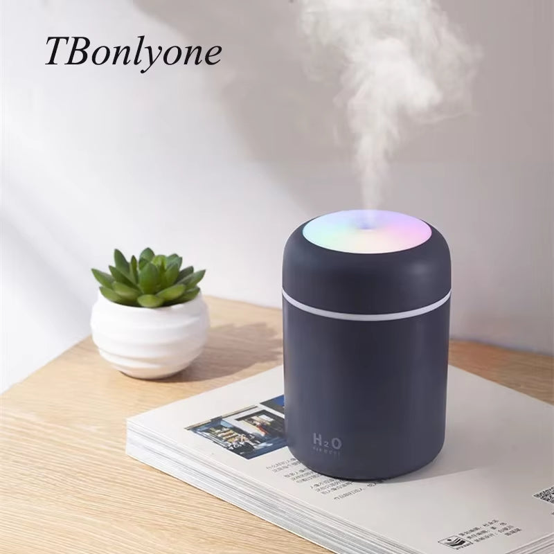 270ML Air Humidifier Ultrasonic Essential Oil Diffuser Car Mini Aromatherapy Humidifier